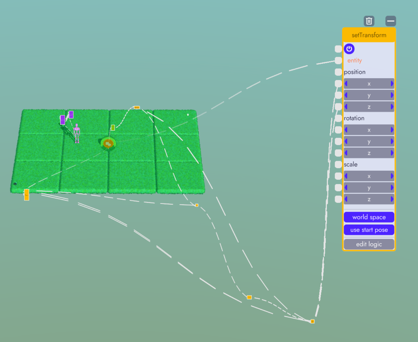 example of messy logic blocks in unbound