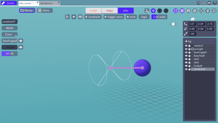 changing the angle of a cone constraint in unbound