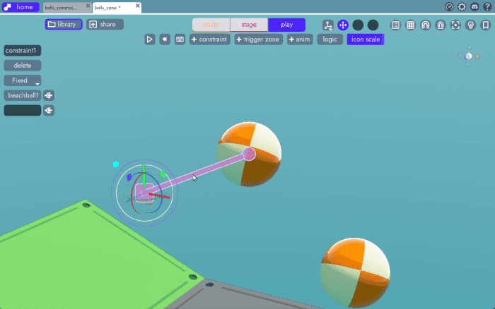 removing a connection from a physics constraint in unbound