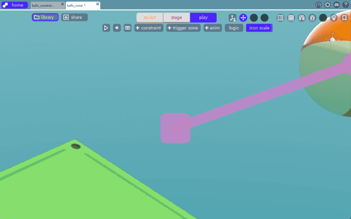 selecting connected object in unbound