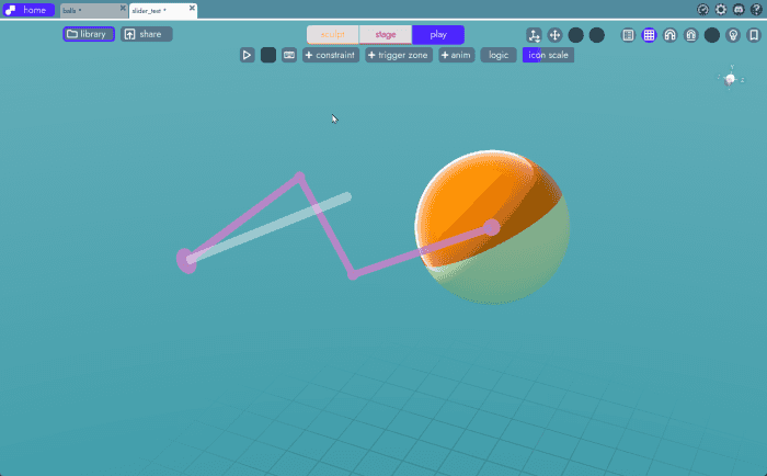 slider UI in unbound